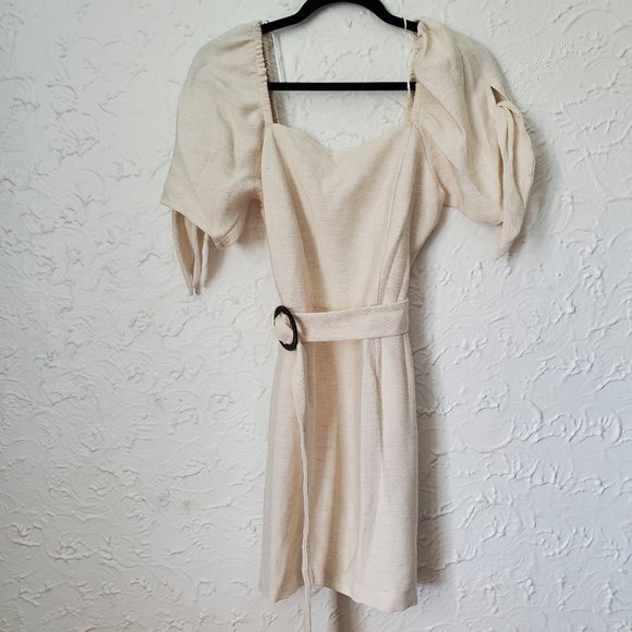 NWT River Island Tie Sleeve Mini Dress with belt - Picture 5 of 7